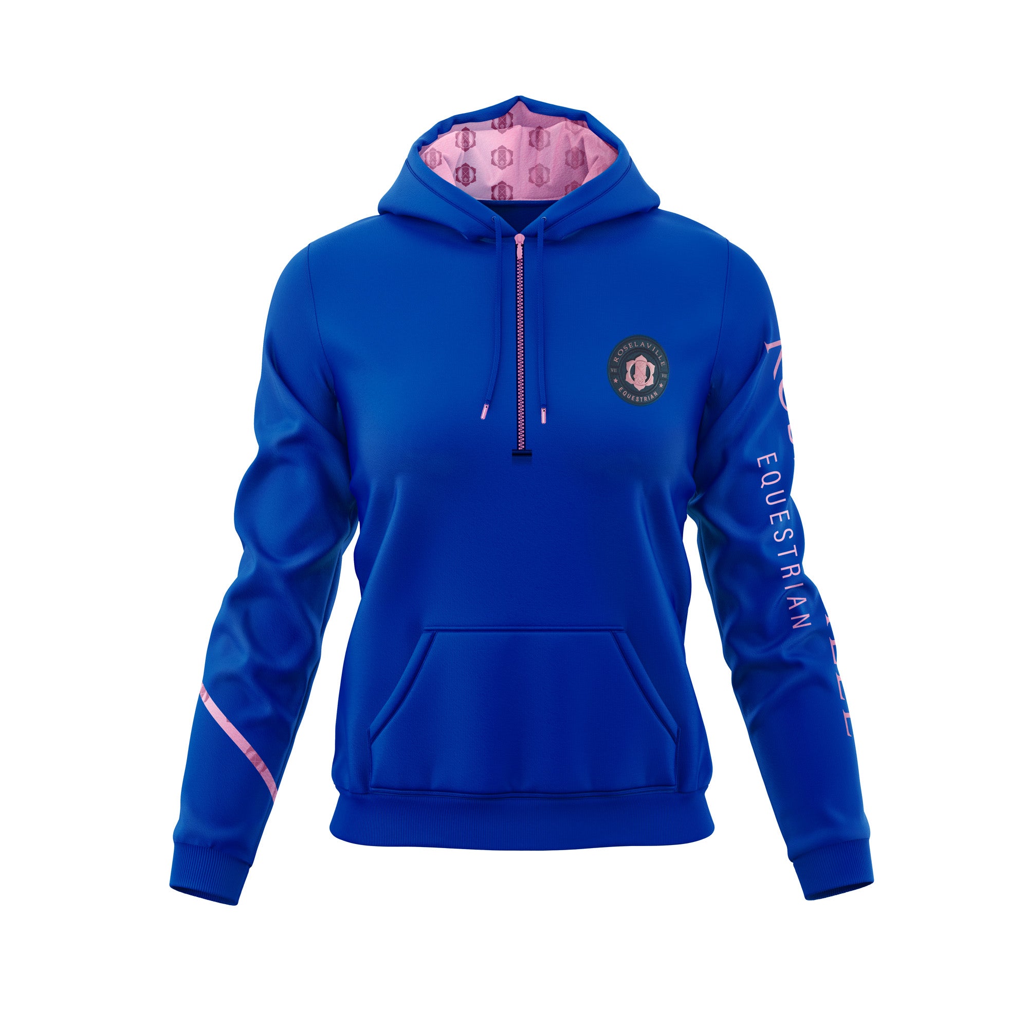 Adore Series Outdoor 1/4 Zip Hoodie in Cobalt Blue by RL